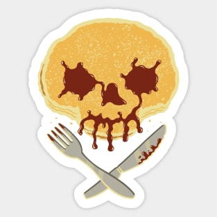 Pancakes or Die Sticker